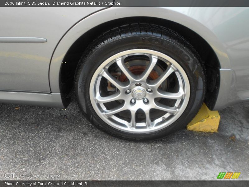 Diamond Graphite Metallic / Graphite 2006 Infiniti G 35 Sedan
