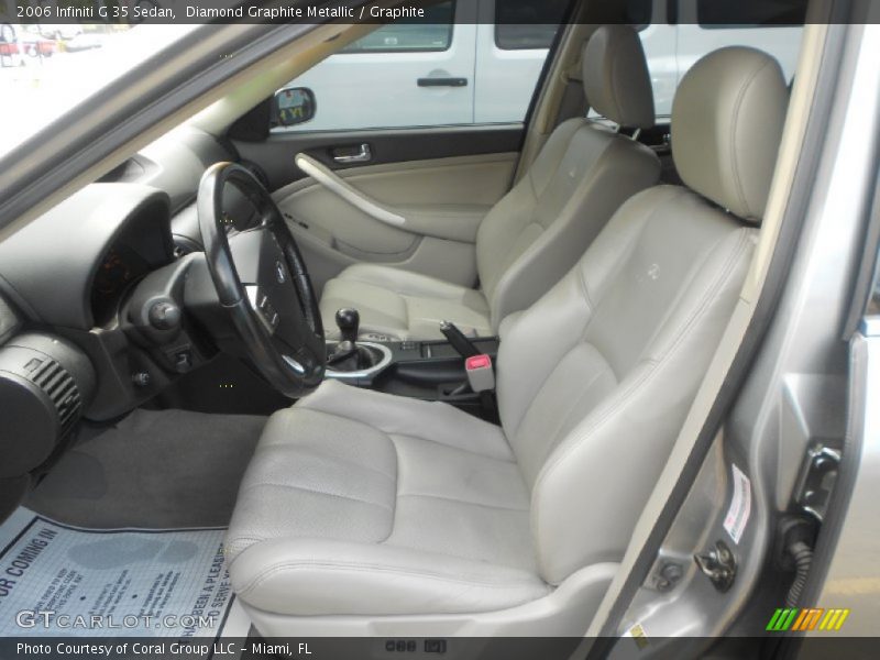Diamond Graphite Metallic / Graphite 2006 Infiniti G 35 Sedan