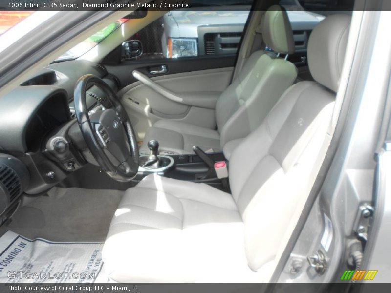Diamond Graphite Metallic / Graphite 2006 Infiniti G 35 Sedan