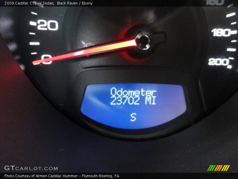 Black Raven / Ebony 2009 Cadillac CTS -V Sedan