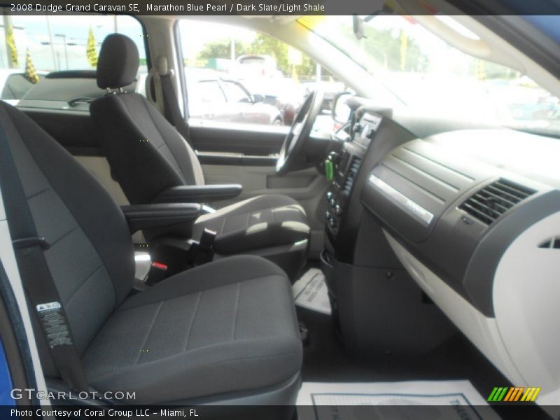 Marathon Blue Pearl / Dark Slate/Light Shale 2008 Dodge Grand Caravan SE