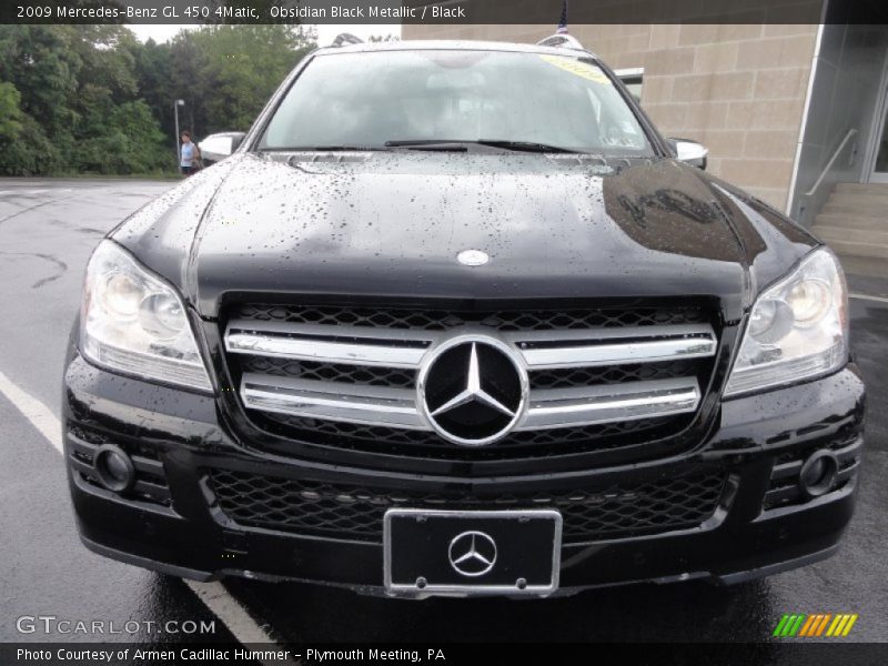 Obsidian Black Metallic / Black 2009 Mercedes-Benz GL 450 4Matic