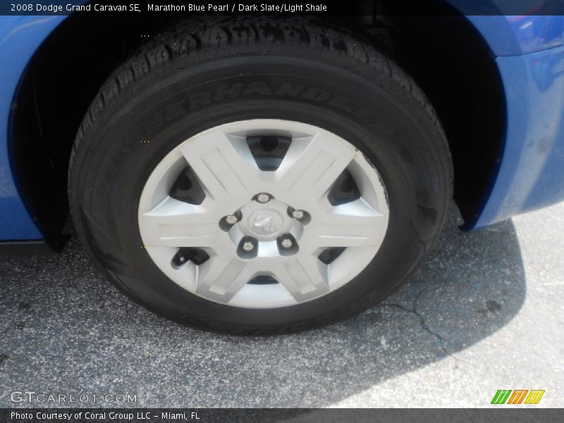 Marathon Blue Pearl / Dark Slate/Light Shale 2008 Dodge Grand Caravan SE