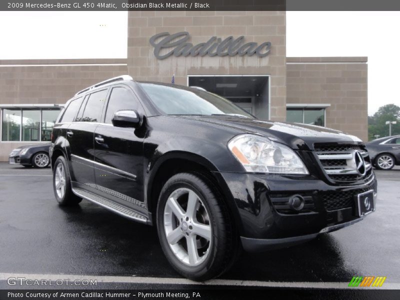 Obsidian Black Metallic / Black 2009 Mercedes-Benz GL 450 4Matic