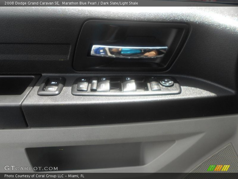 Marathon Blue Pearl / Dark Slate/Light Shale 2008 Dodge Grand Caravan SE