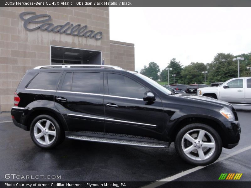 Obsidian Black Metallic / Black 2009 Mercedes-Benz GL 450 4Matic