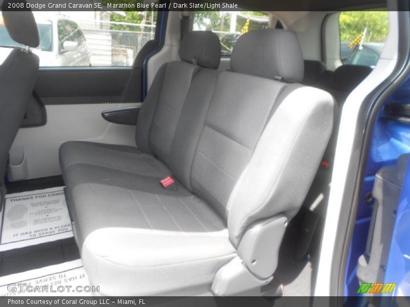 Marathon Blue Pearl / Dark Slate/Light Shale 2008 Dodge Grand Caravan SE