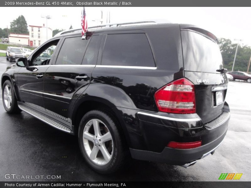 Obsidian Black Metallic / Black 2009 Mercedes-Benz GL 450 4Matic