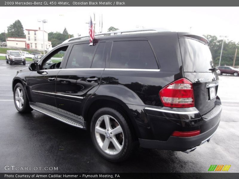 Obsidian Black Metallic / Black 2009 Mercedes-Benz GL 450 4Matic