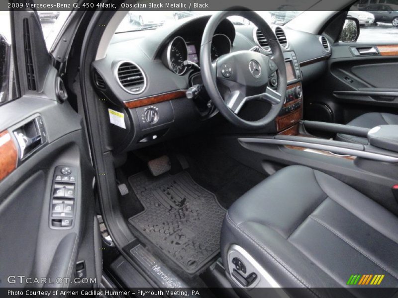 Obsidian Black Metallic / Black 2009 Mercedes-Benz GL 450 4Matic