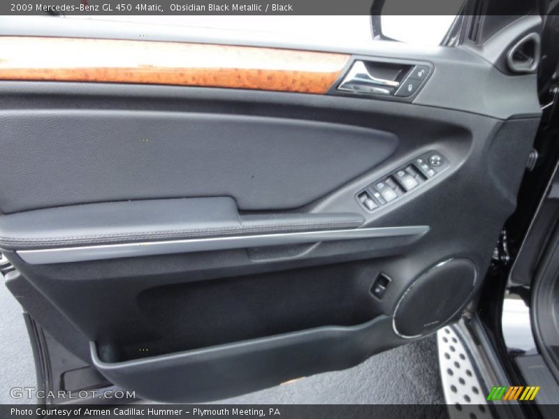 Obsidian Black Metallic / Black 2009 Mercedes-Benz GL 450 4Matic