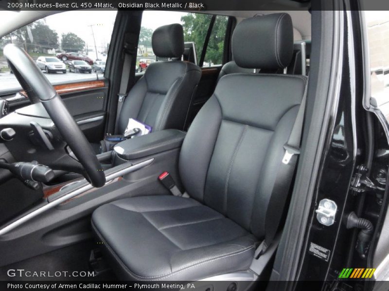 Obsidian Black Metallic / Black 2009 Mercedes-Benz GL 450 4Matic