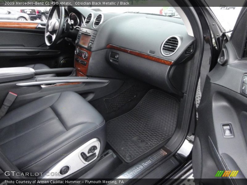 Obsidian Black Metallic / Black 2009 Mercedes-Benz GL 450 4Matic
