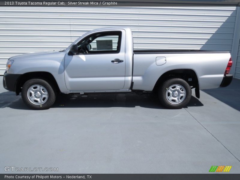 Silver Streak Mica / Graphite 2013 Toyota Tacoma Regular Cab