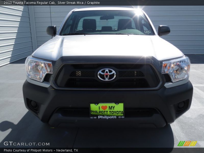 Silver Streak Mica / Graphite 2013 Toyota Tacoma Regular Cab