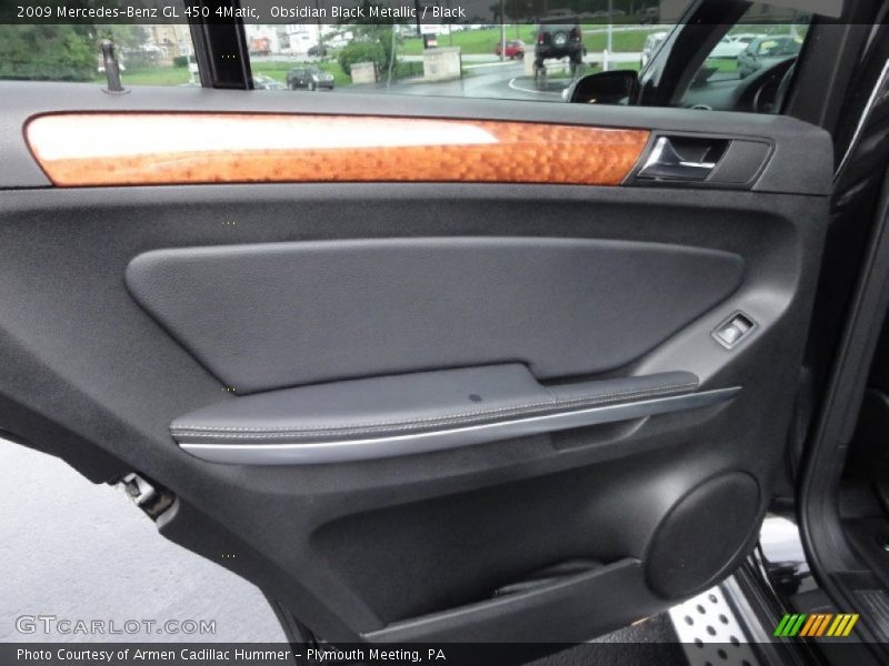 Obsidian Black Metallic / Black 2009 Mercedes-Benz GL 450 4Matic