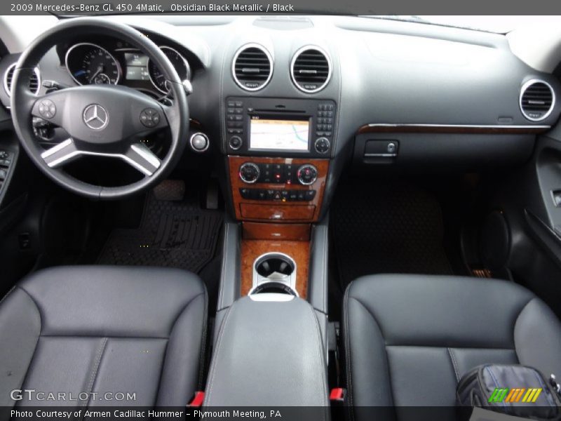 Obsidian Black Metallic / Black 2009 Mercedes-Benz GL 450 4Matic