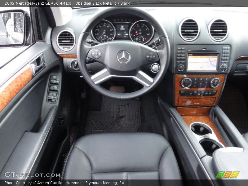 Obsidian Black Metallic / Black 2009 Mercedes-Benz GL 450 4Matic