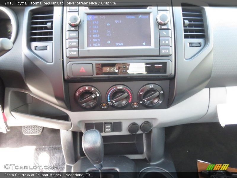 Controls of 2013 Tacoma Regular Cab