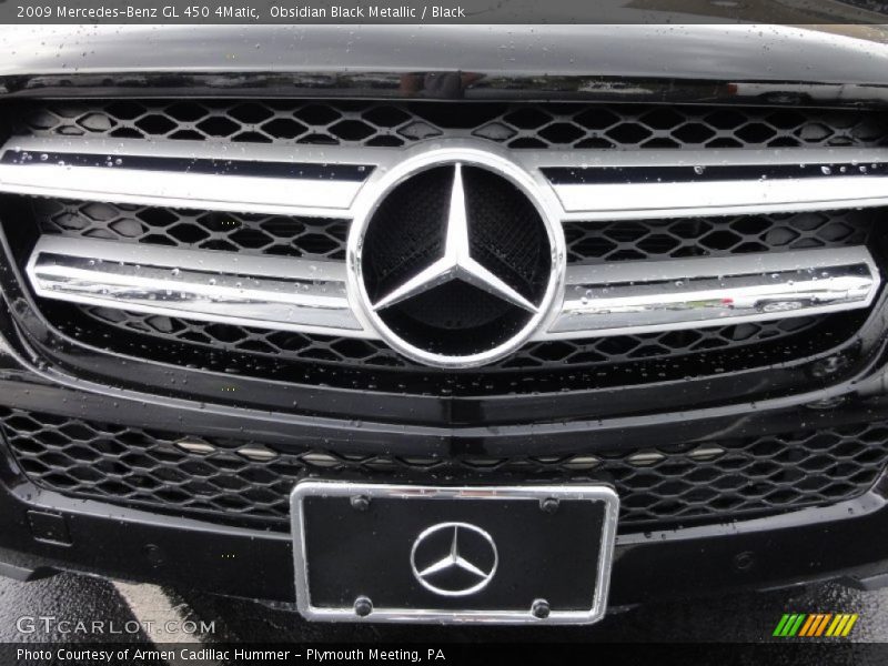 Obsidian Black Metallic / Black 2009 Mercedes-Benz GL 450 4Matic