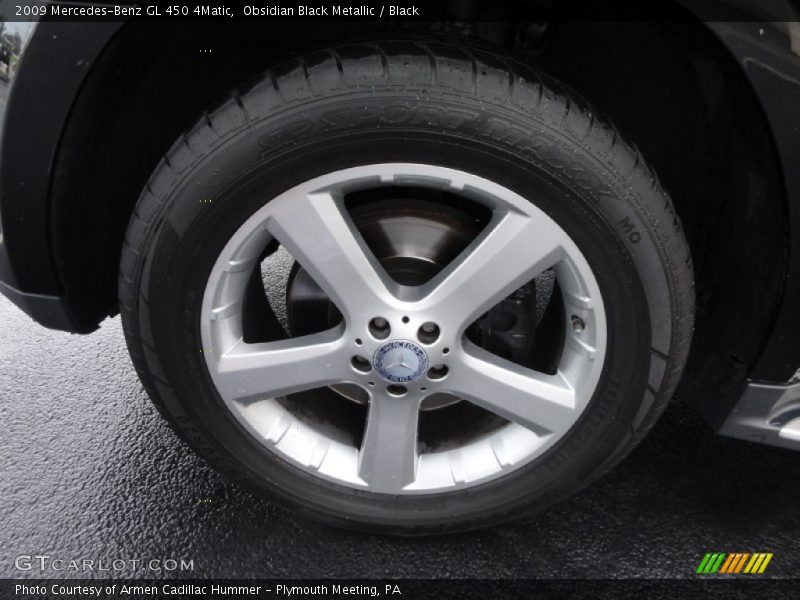 Obsidian Black Metallic / Black 2009 Mercedes-Benz GL 450 4Matic
