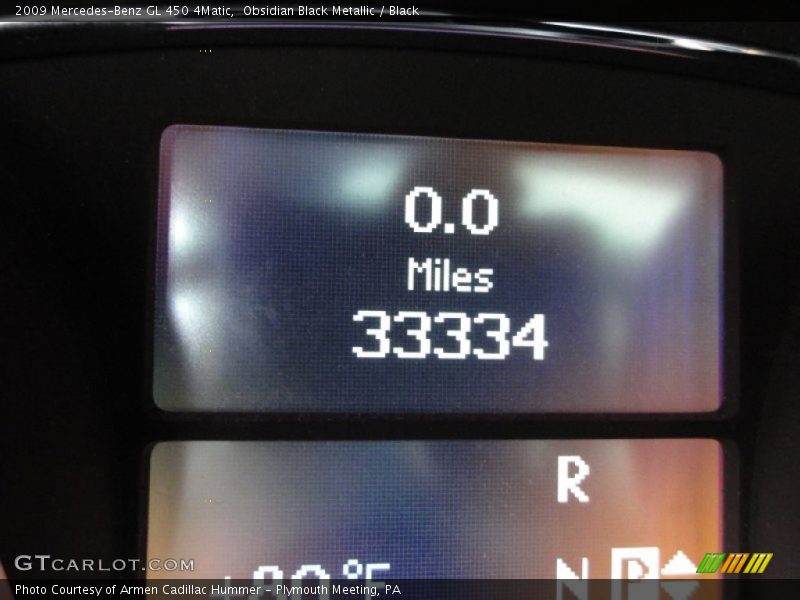 Obsidian Black Metallic / Black 2009 Mercedes-Benz GL 450 4Matic