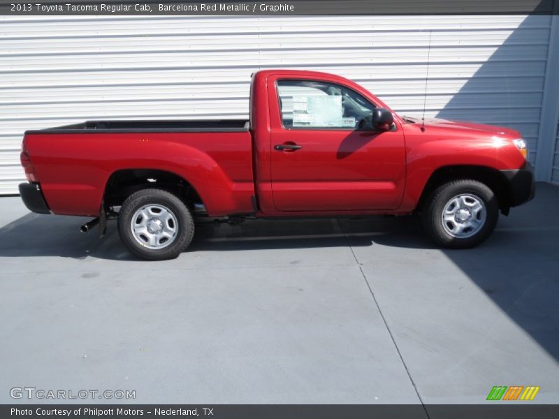 Barcelona Red Metallic / Graphite 2013 Toyota Tacoma Regular Cab