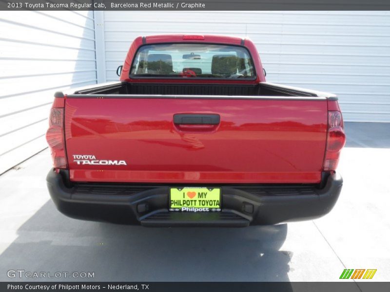 Barcelona Red Metallic / Graphite 2013 Toyota Tacoma Regular Cab