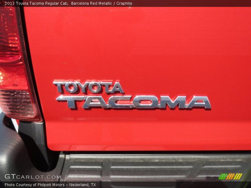 Barcelona Red Metallic / Graphite 2013 Toyota Tacoma Regular Cab