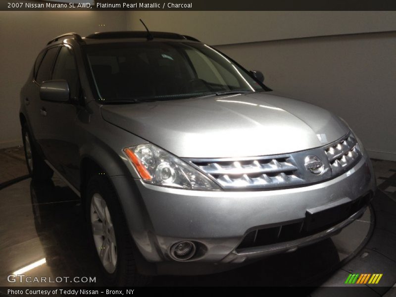 Platinum Pearl Matallic / Charcoal 2007 Nissan Murano SL AWD