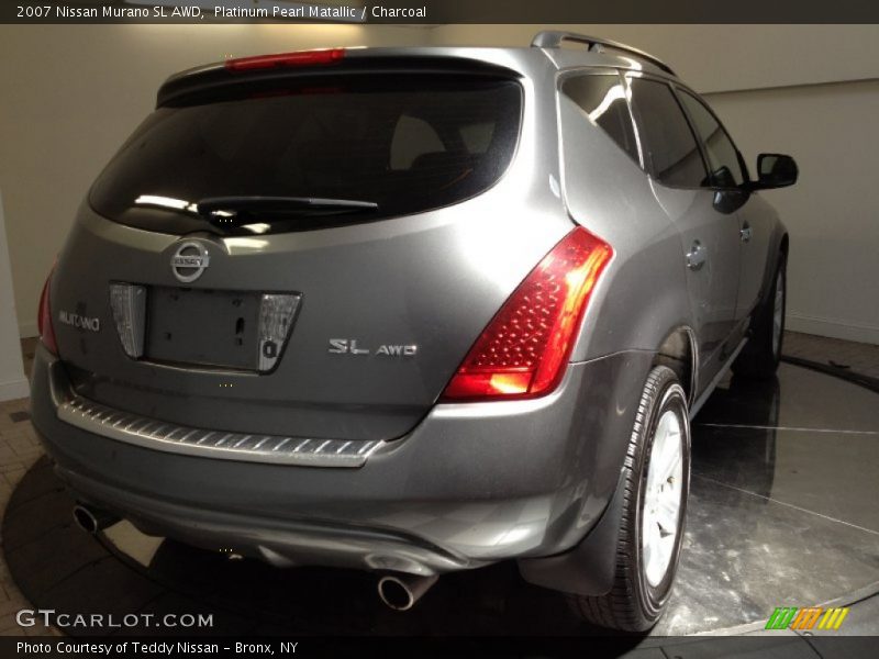 Platinum Pearl Matallic / Charcoal 2007 Nissan Murano SL AWD