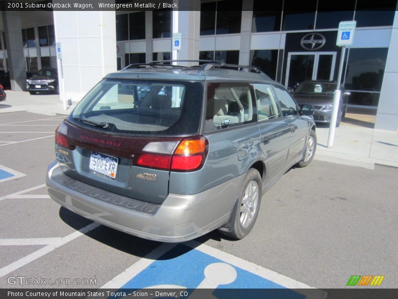 Wintergreen Metallic / Black 2001 Subaru Outback Wagon