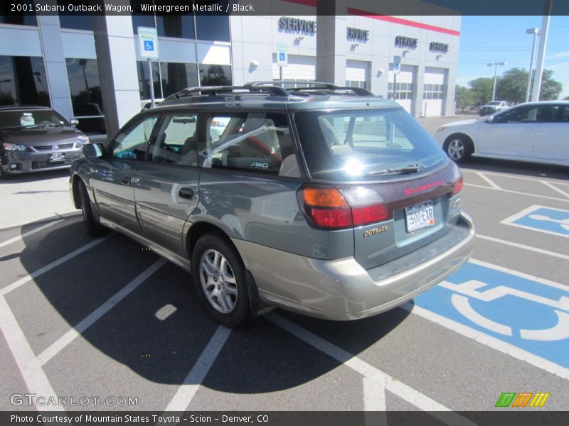 Wintergreen Metallic / Black 2001 Subaru Outback Wagon