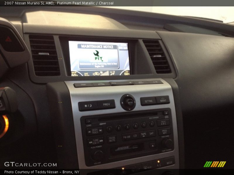 Platinum Pearl Matallic / Charcoal 2007 Nissan Murano SL AWD