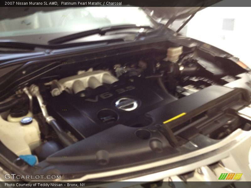 Platinum Pearl Matallic / Charcoal 2007 Nissan Murano SL AWD