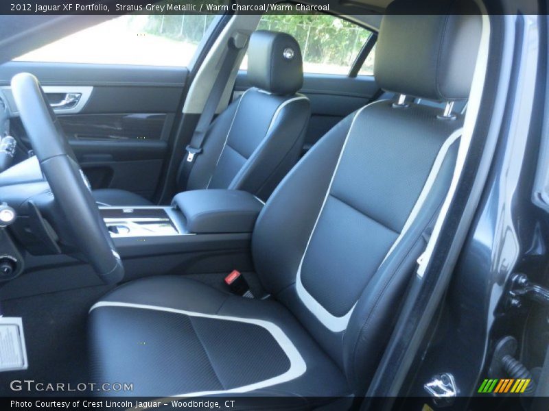 Front Seat of 2012 XF Portfolio