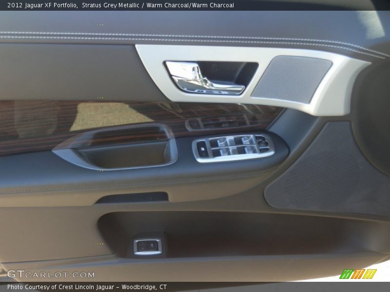 Stratus Grey Metallic / Warm Charcoal/Warm Charcoal 2012 Jaguar XF Portfolio