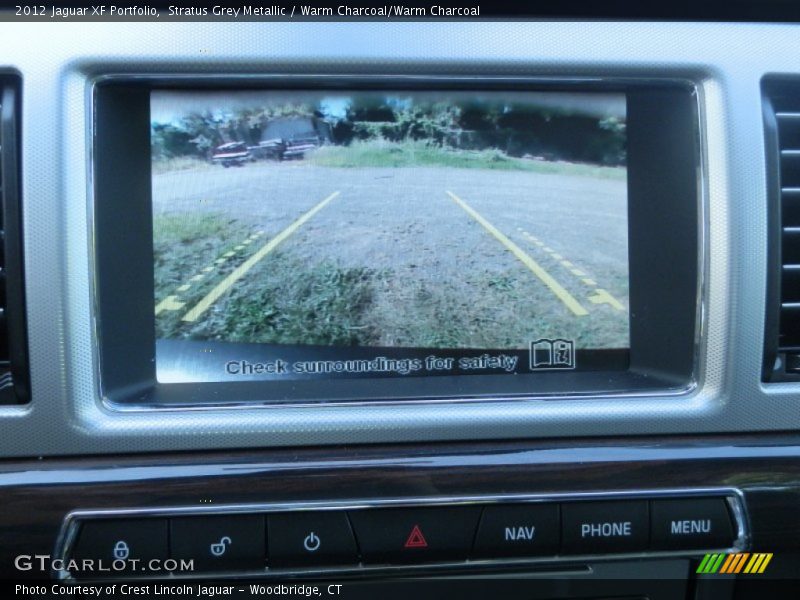 Stratus Grey Metallic / Warm Charcoal/Warm Charcoal 2012 Jaguar XF Portfolio