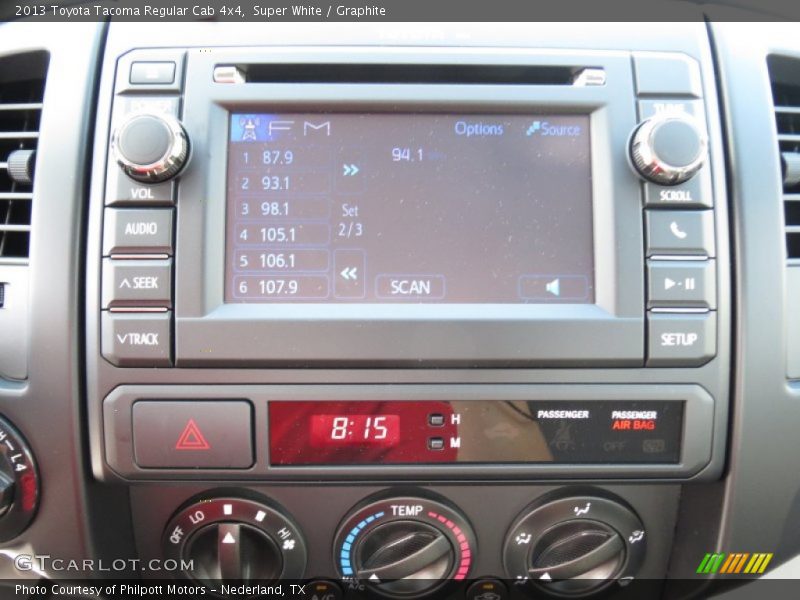 Super White / Graphite 2013 Toyota Tacoma Regular Cab 4x4