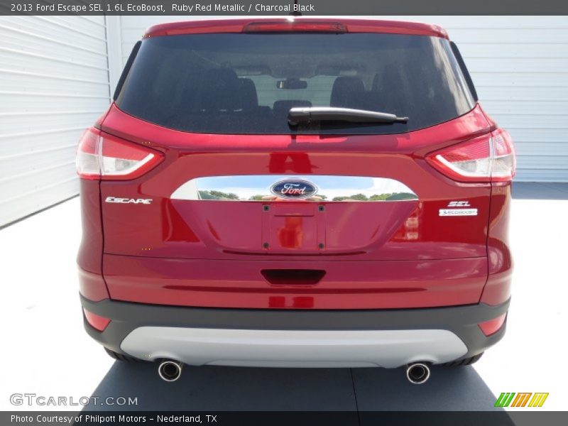 Ruby Red Metallic / Charcoal Black 2013 Ford Escape SEL 1.6L EcoBoost