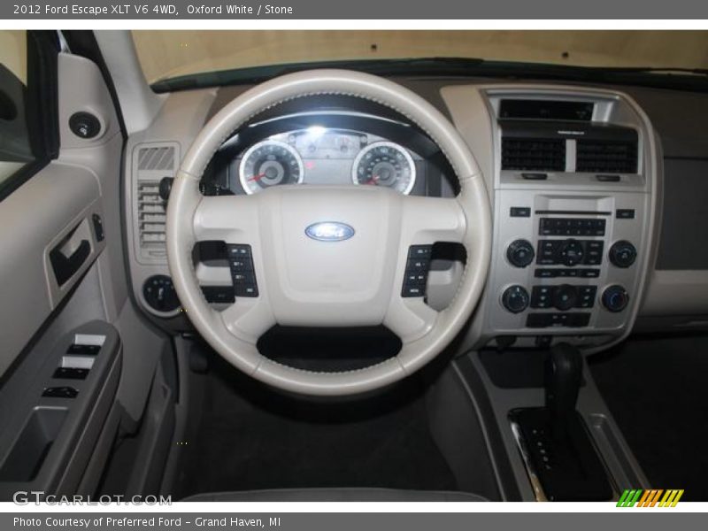 Oxford White / Stone 2012 Ford Escape XLT V6 4WD
