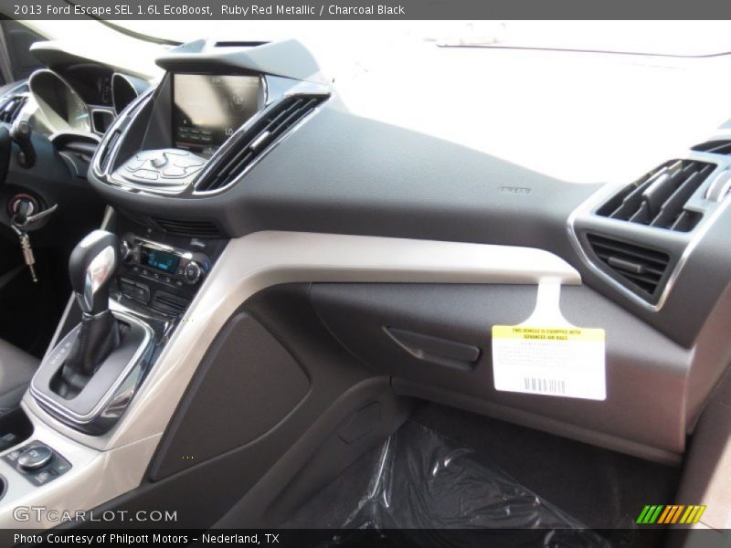 Ruby Red Metallic / Charcoal Black 2013 Ford Escape SEL 1.6L EcoBoost
