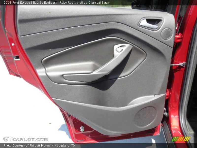 Ruby Red Metallic / Charcoal Black 2013 Ford Escape SEL 1.6L EcoBoost
