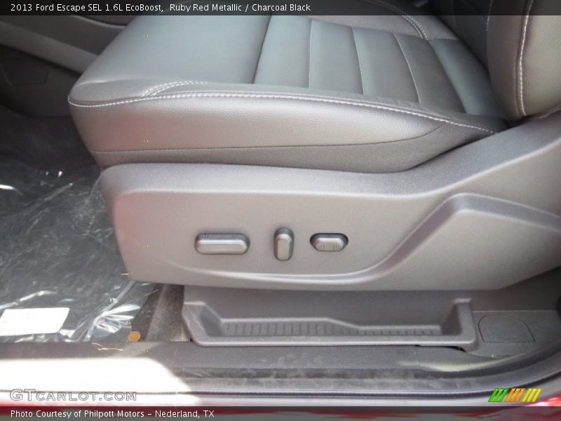 Ruby Red Metallic / Charcoal Black 2013 Ford Escape SEL 1.6L EcoBoost