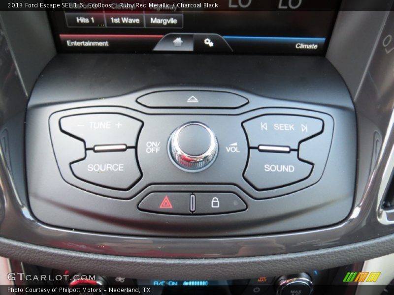Controls of 2013 Escape SEL 1.6L EcoBoost