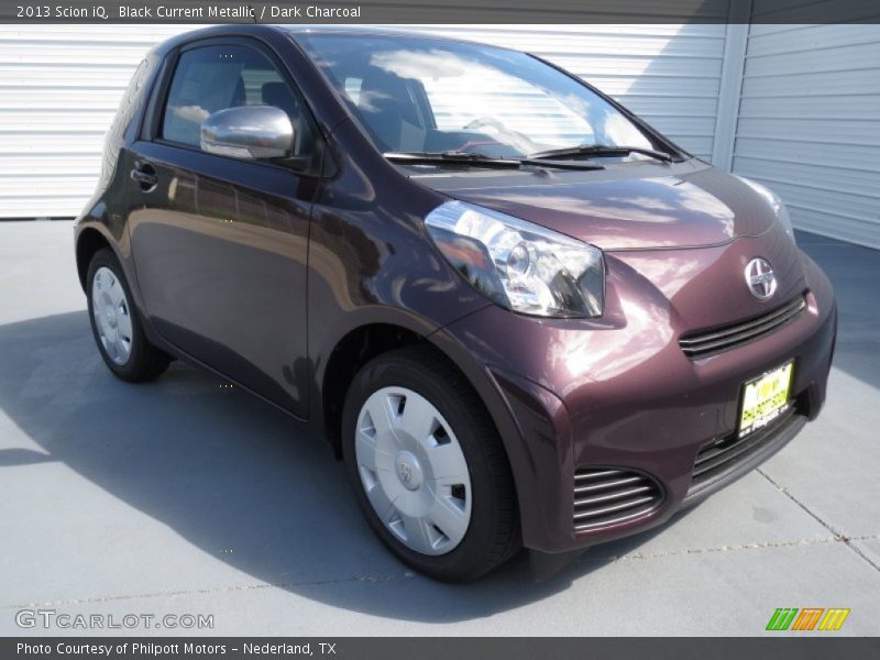 Black Current Metallic / Dark Charcoal 2013 Scion iQ