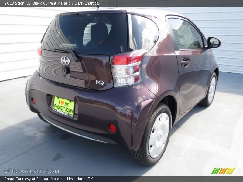 Black Current Metallic / Dark Charcoal 2013 Scion iQ