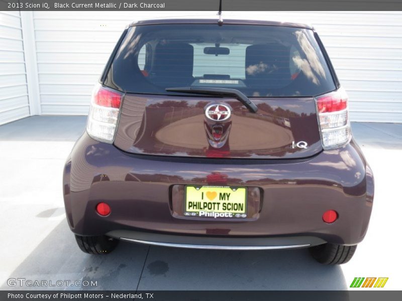 Black Current Metallic / Dark Charcoal 2013 Scion iQ