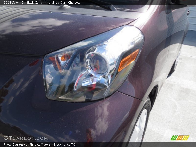 Black Current Metallic / Dark Charcoal 2013 Scion iQ