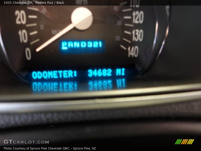 Redline Red / Black 2003 Chevrolet SSR